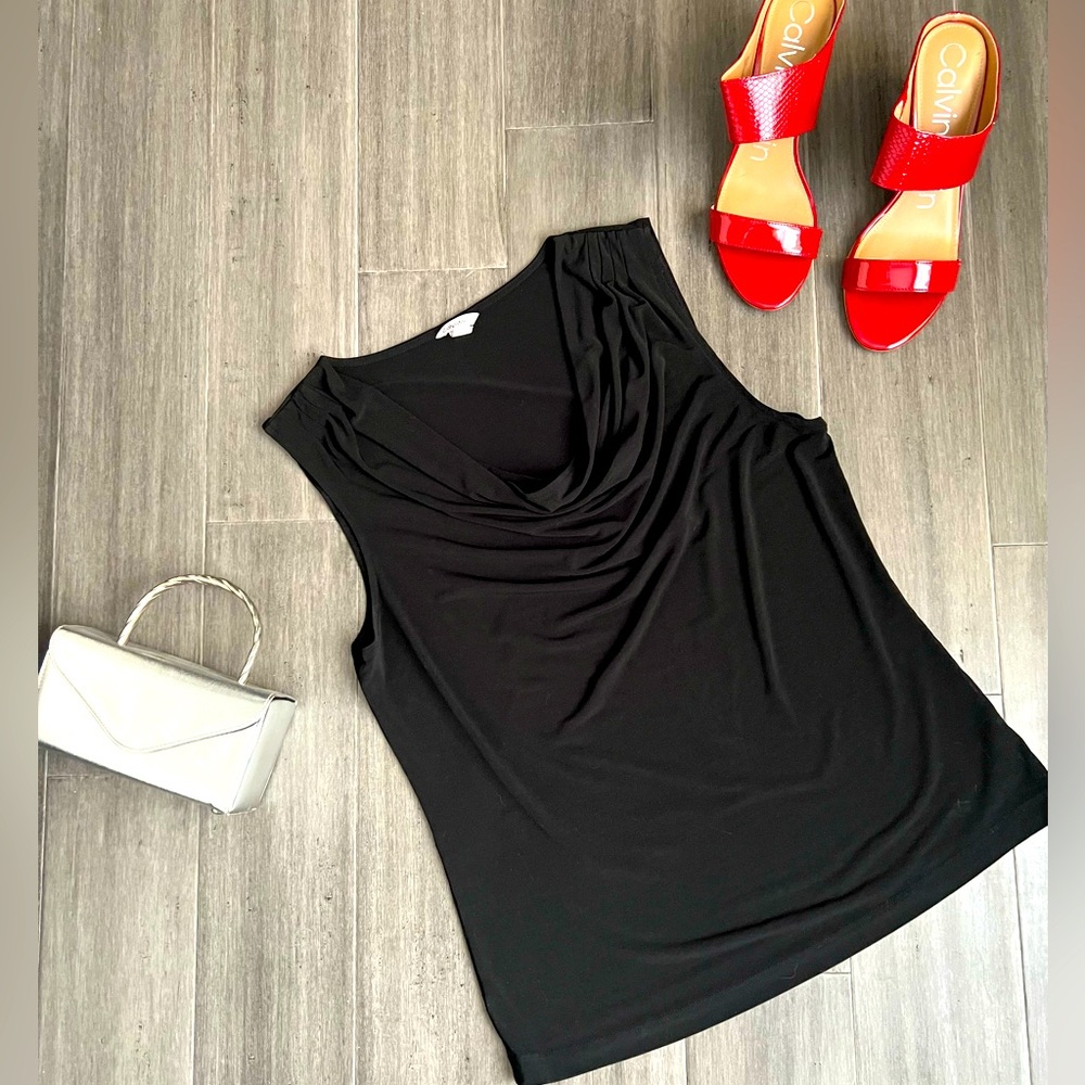 Calvin Klein Black Sleeveless Top